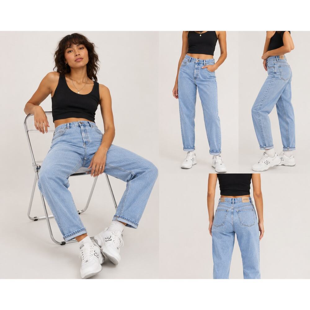 Vintage 90s Old Navy Light Wash Baggy Relaxed Fit Jeans Men’s 34x30